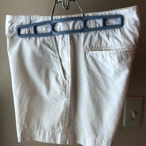 Ann Taylor Loft White Cotton Shorts in Size 6